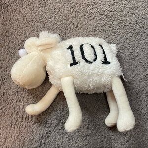 Serta Sleep Number Sheep Lamb Number 101 Stuffed Plush Animal 8" White 2018 Toy
